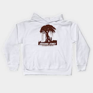 Indiana Jones Minimalist Kids Hoodie